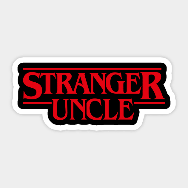 Stranger Uncle Sticker by Olipop